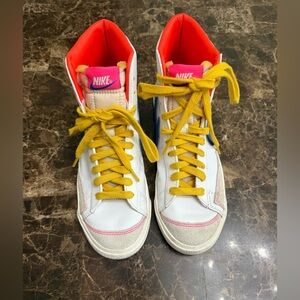 Nike Orange and Yellow Sneakers